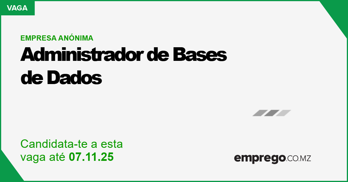 Administrador de Bases de Dados