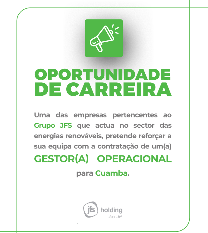 Vaga – Gestor Operacional
