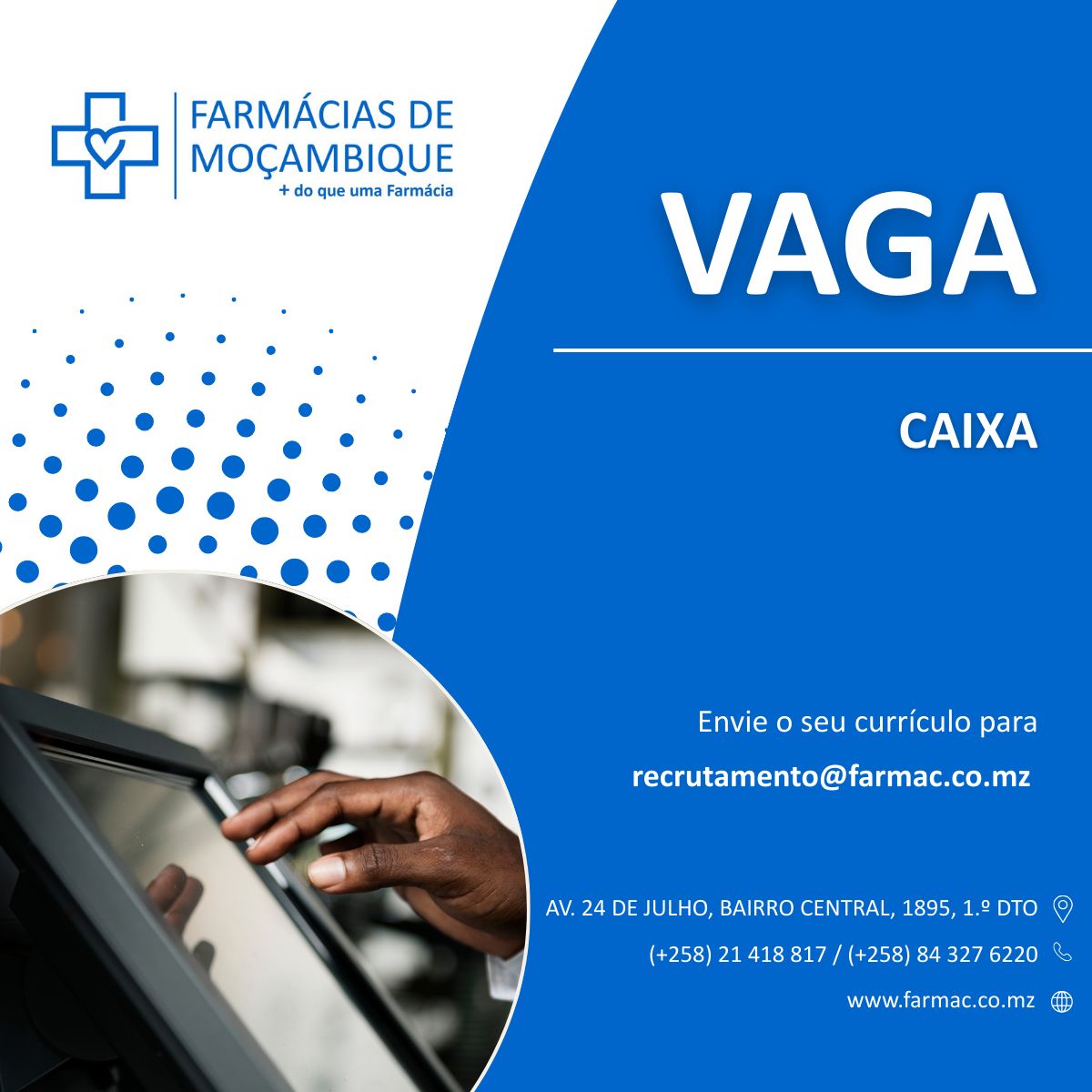 Vagas – (2) Caixa