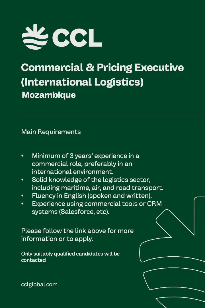Vaga – Commercial & Pricing Executive (International Logistics)