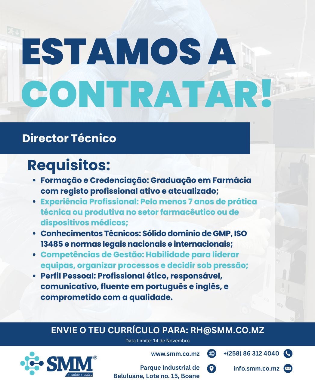 Vaga – Director Técnico