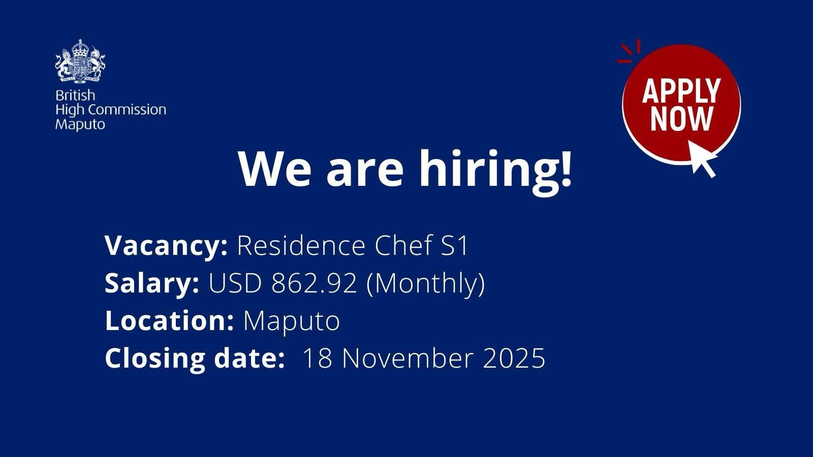 Vaga – Residence Chef S1