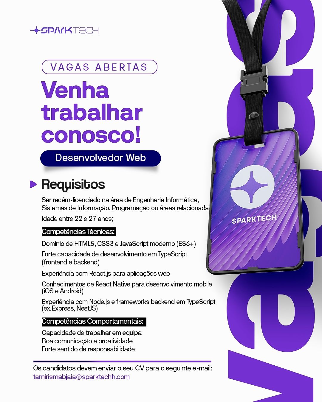 Vaga – Web Developers