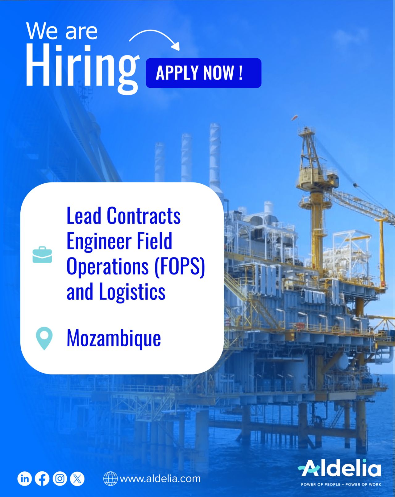 Vaga –  Lead Contracts Engineer Field Operations (FOPS) and Logistic