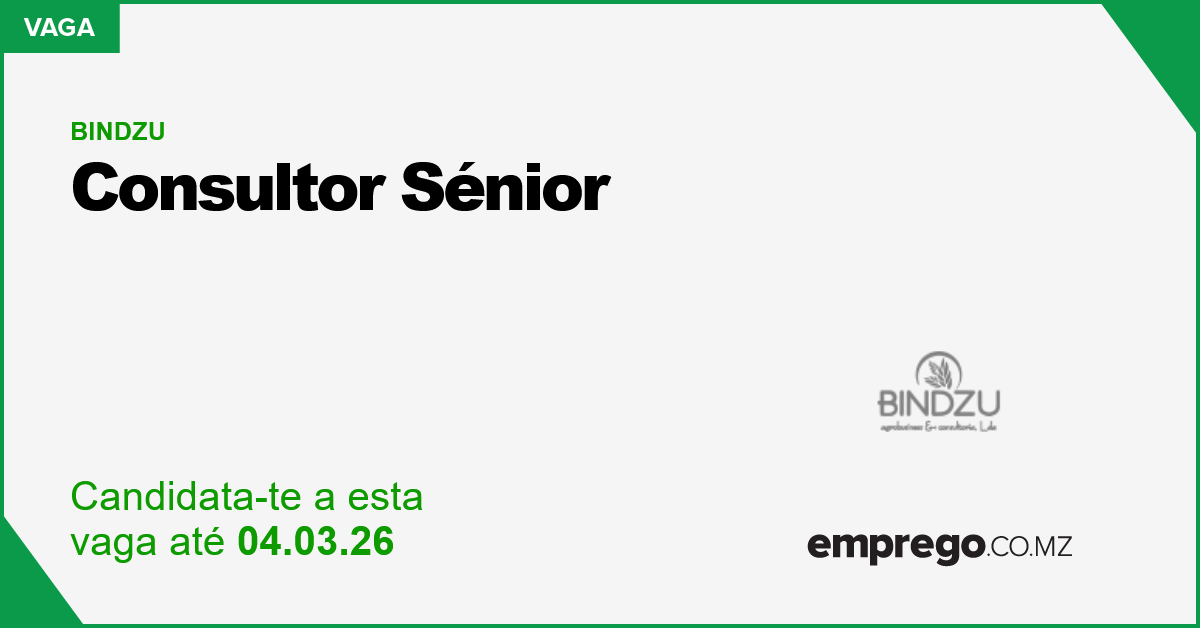 Consultor no Sector Agrícola