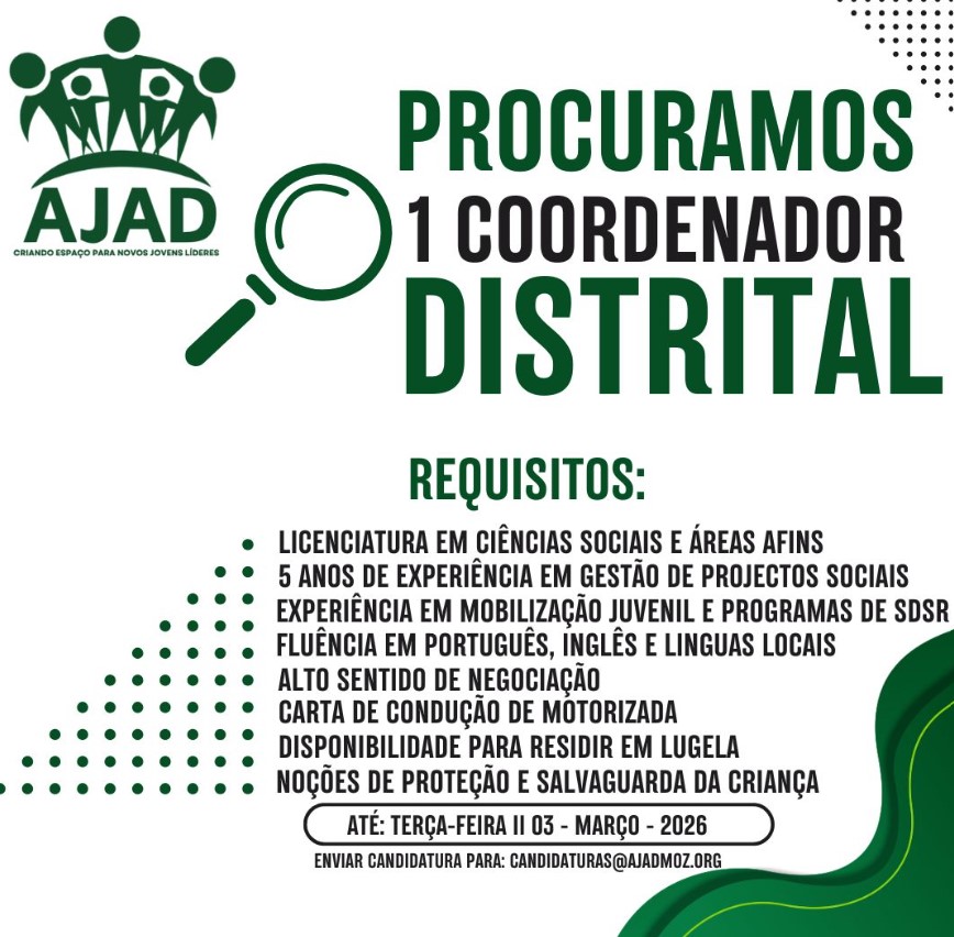 Vaga – Coordenador(a) Distrital