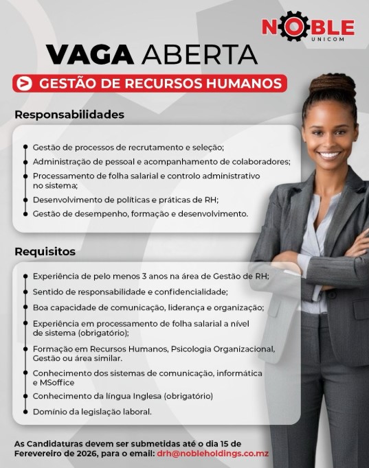 Vaga – Gestão De Recursos Humanos