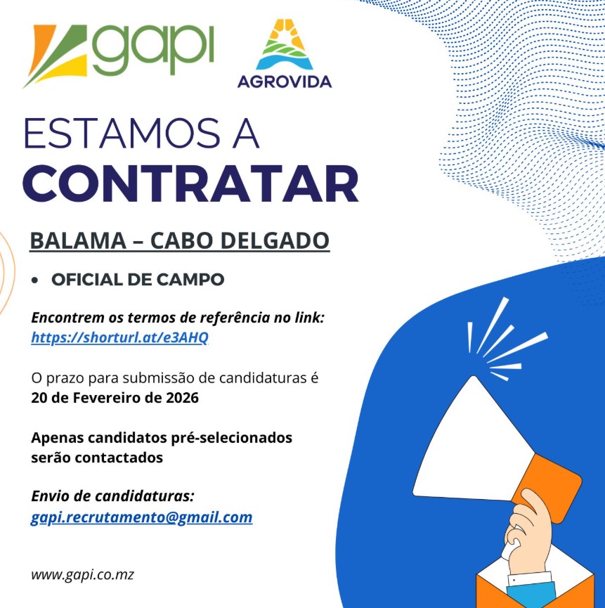 Vaga –  Oficial de Campo