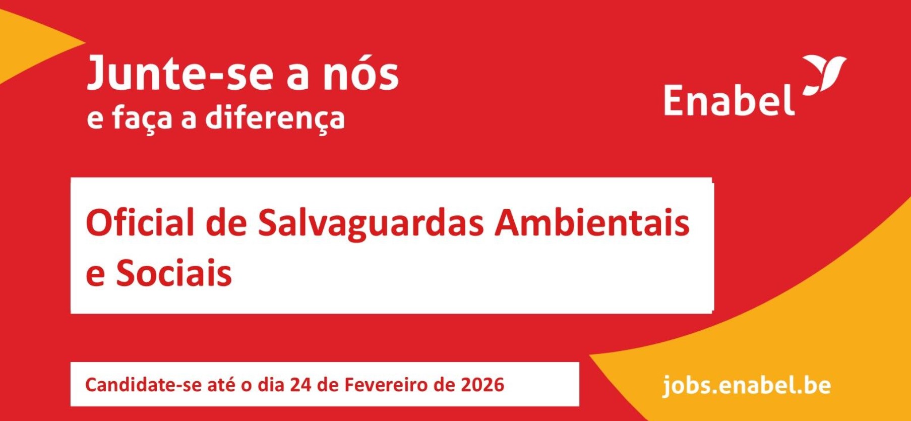 Vaga – Oficial de Salvaguardas Ambientais e Sociais