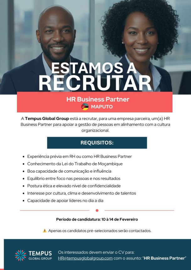 Vaga – RH Business Partner