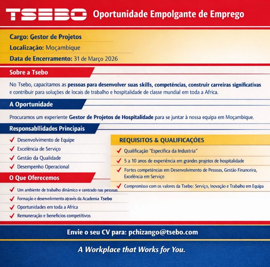 Vaga – Gestor de Projetos