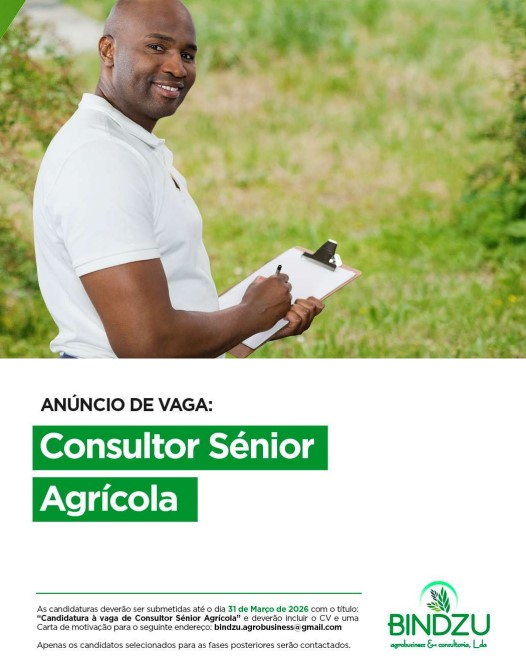 Vaga – Consultor Sénior Agrícola