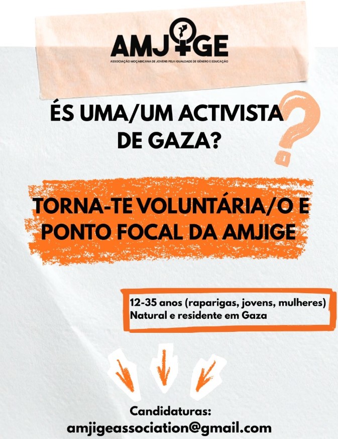 VAGA PARA ACTIVISTAS EM GAZA