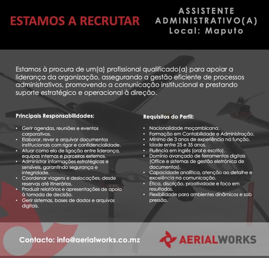 Vaga – Assistente Administrativo
