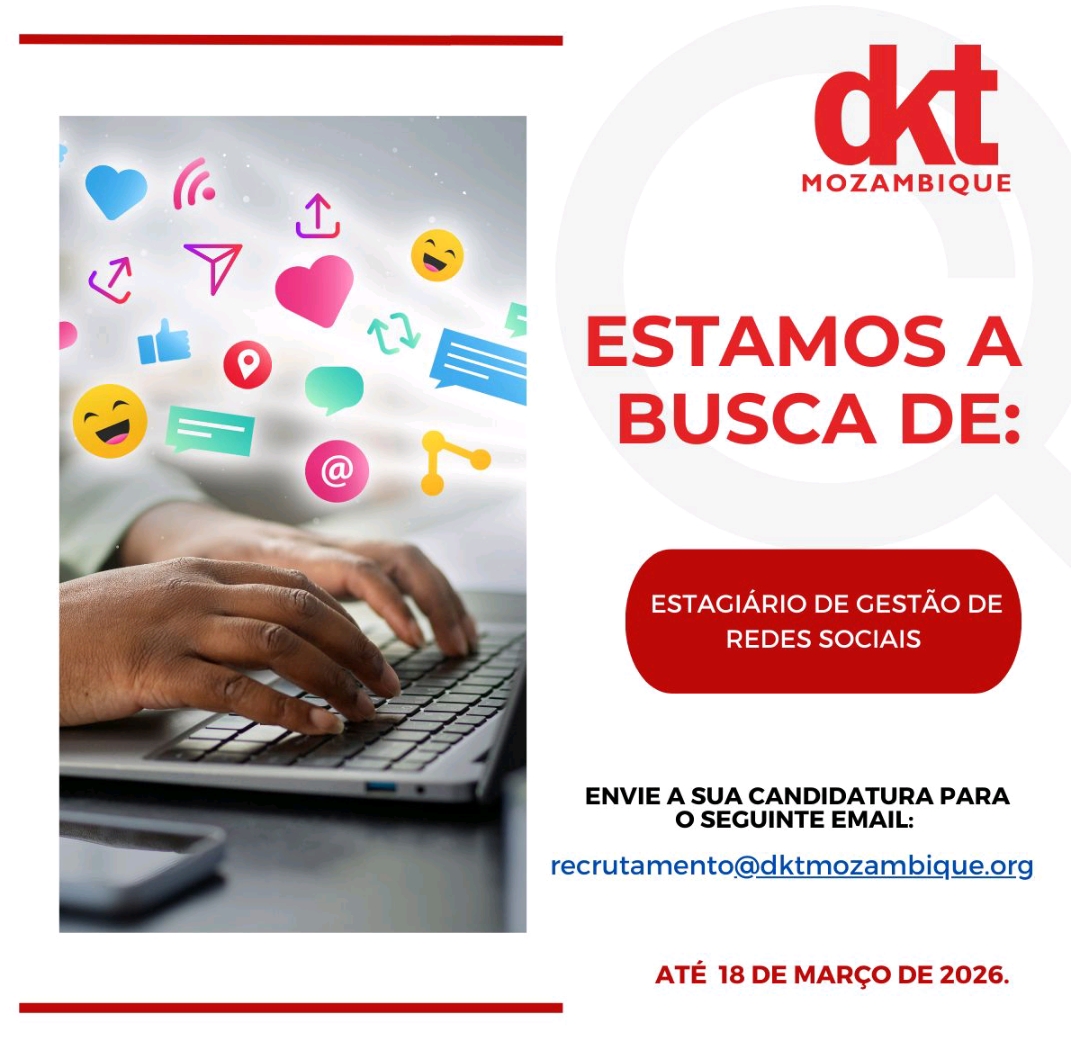 Vaga – Estagiário(a) de Gestão Redes de Sociais