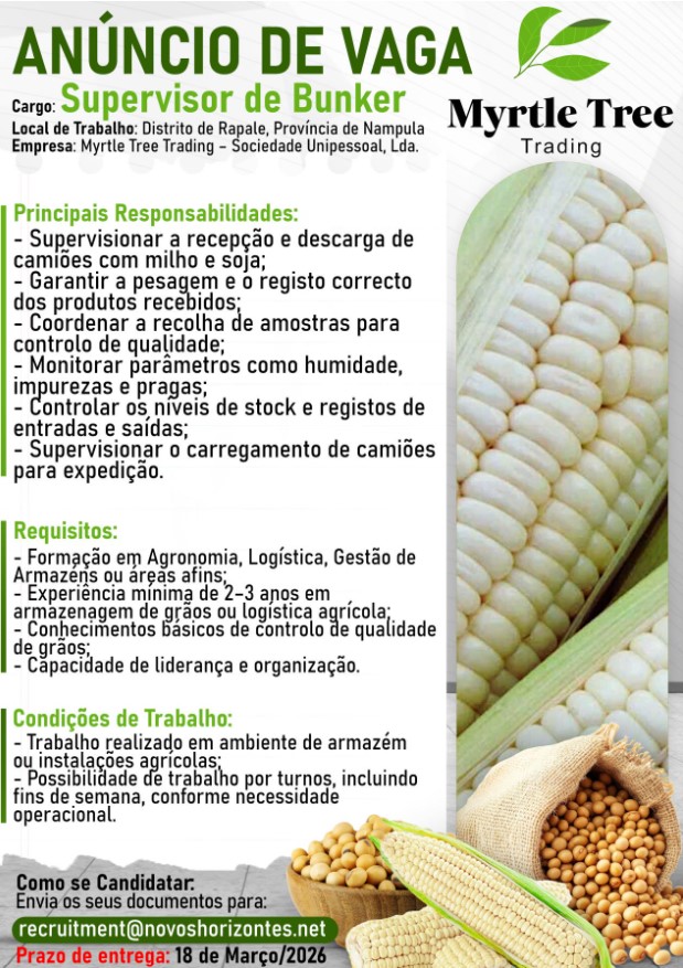 Vaga – Supervisor de Bunker