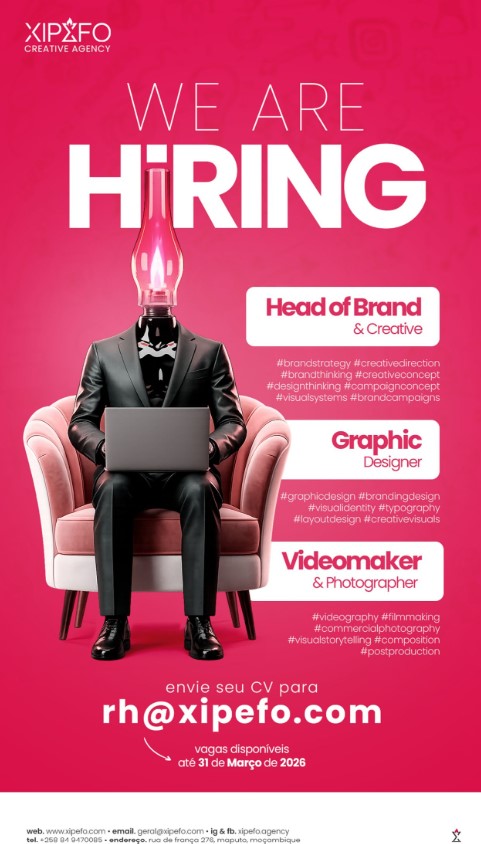 Vagas – Head of Brand & Creative • Graphic Designer • Videomaker & Photographer