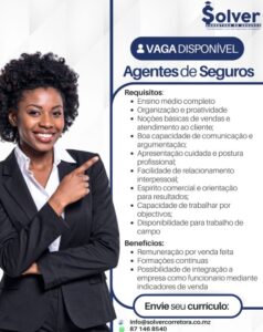 Vaga – Agentes de seguros