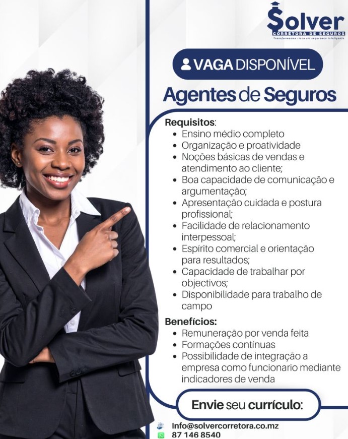 Vaga – Agentes de seguros