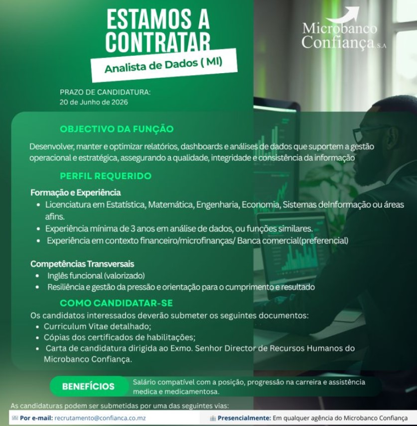 Vaga – Analista de Dados (MI)